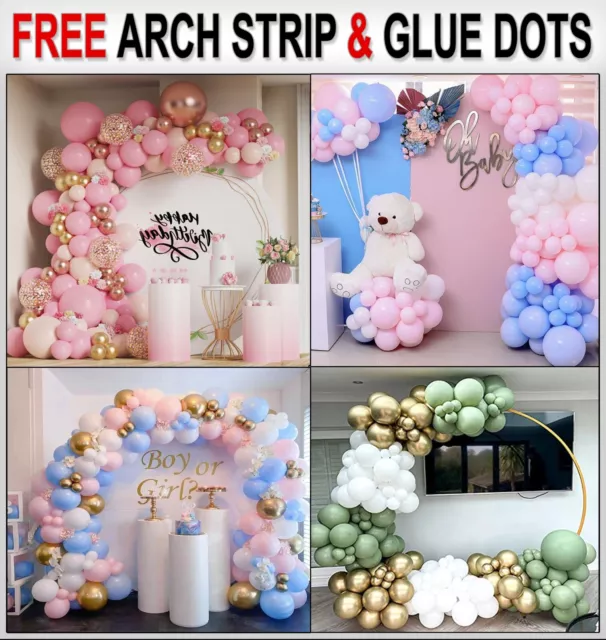 Balloon Arch Kit +Balloons Garland Birthday Wedding Party Baby Shower Decor 04