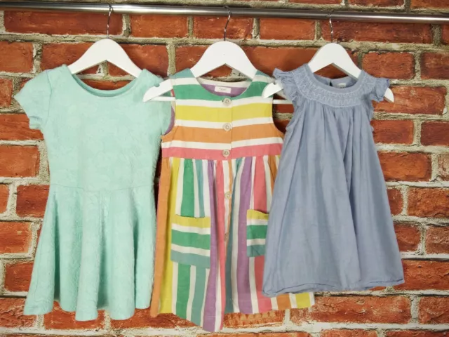 BABY GIRL BUNDLE AGE 18-24 MONTHS NEXT GAP etc DRESS SET STRIPE SUMMER KIDS 92CM