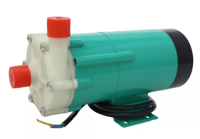 110V Corrosion-resistant Magnetic Drive Pump Plastic Pump Head 1/2" Inlet & Out