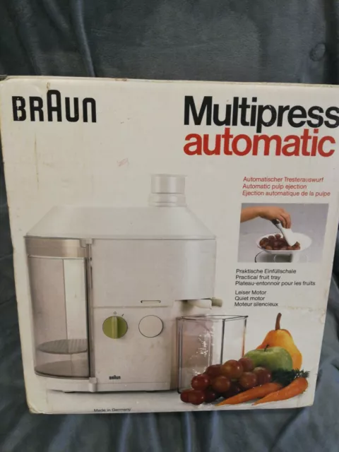 Braun Multipress Automatic Juicer Extractor, Made in Germany MP80 Type 4290