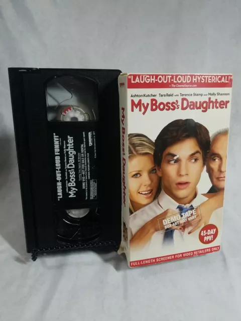 My Bosss Daughter Vhs 2004 Demo Tape Promotional Copy Kutcher 424 Picclick 