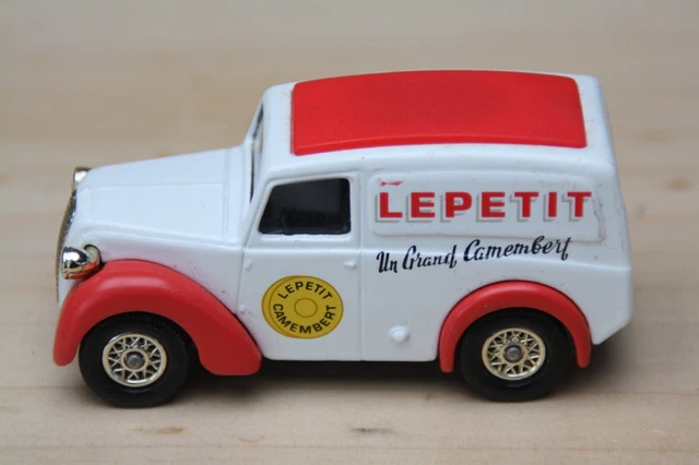 Camionnette De Collection Corgi - Reo Delivery Van Bonduelle Jaune - Échelle 1:64 En Métal