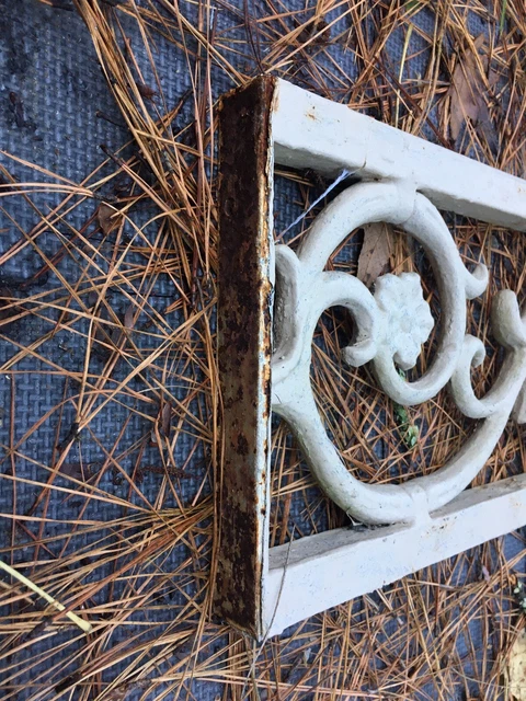 porch supports uprights column cast iron metal vintage 10