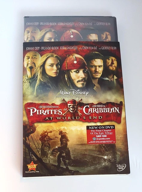 PIRATES OF THE Caribbean: At Worlds End Sealed DVD 2007 - Johnny Depp ...