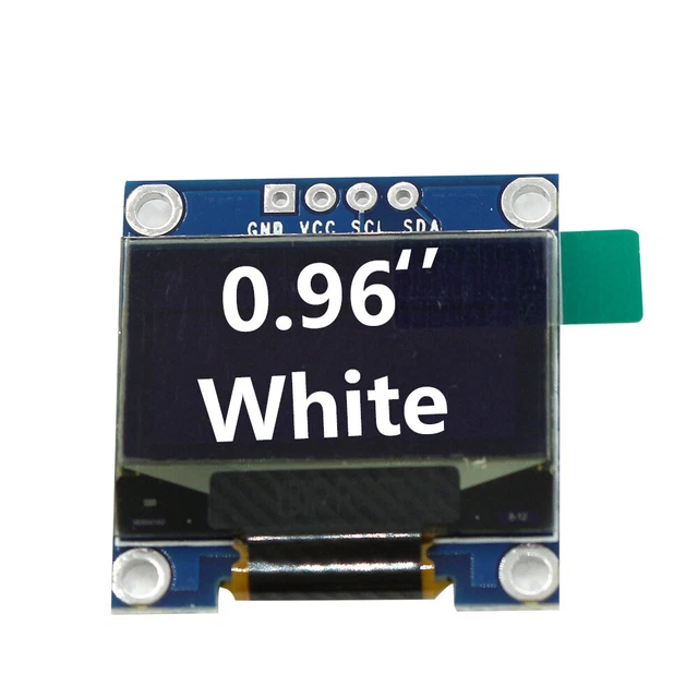 0.96 INCH IIC Serial White/Blue/Yellow OLED Display Module 128X64 I2C ...