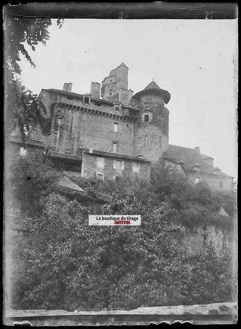Plaque verre photo ancienne positif noir et blanc 13x18 cm Vittel Vosges jardin 13181584 - Collection