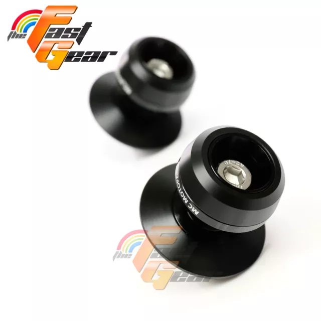 Twall Protector Black Swingarm Spools Sliders Fit Suzuki GSXR 600 1996-2018 17