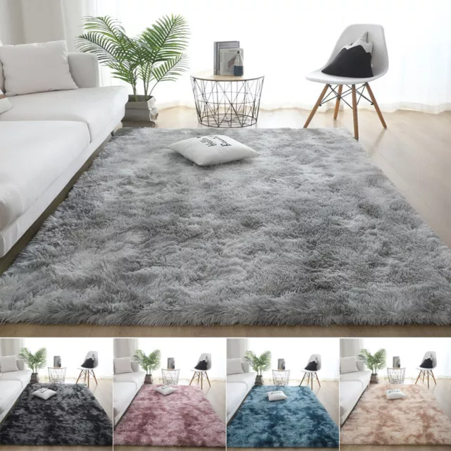 Floor Rug Rugs Fluffy Area Carpet Shaggy Soft Large Pads Living Room Bedroom Pad