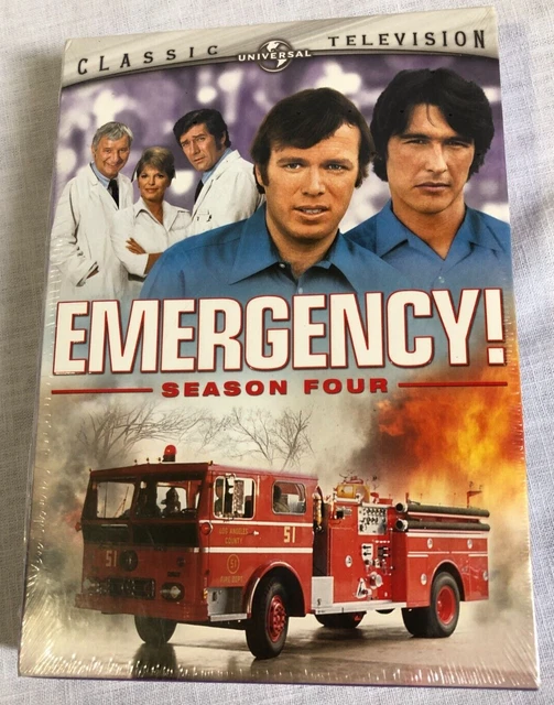 Emergency! Season Four Randolph Mantooth Kevin TIghe New Sealed 22 Episodes Emergency! Season Four Randolph Mantooth Kevin TIghe New Sealed 22 Episodes