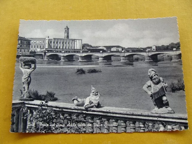 (FG.A37) LODI - PONTE SUL FIUME ADDA da VILLA BUSSOLI (ed. Muzio)