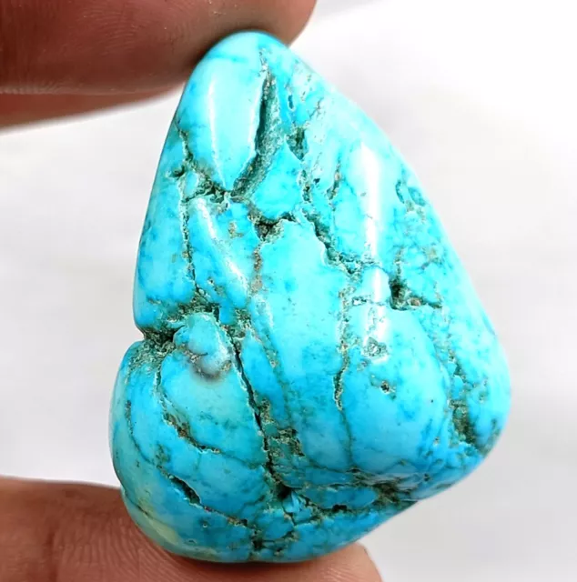 Rare Uncut Rough 115.65Ct Natural Sky-Blue Turquoise IGL Certified Gemstone MKC