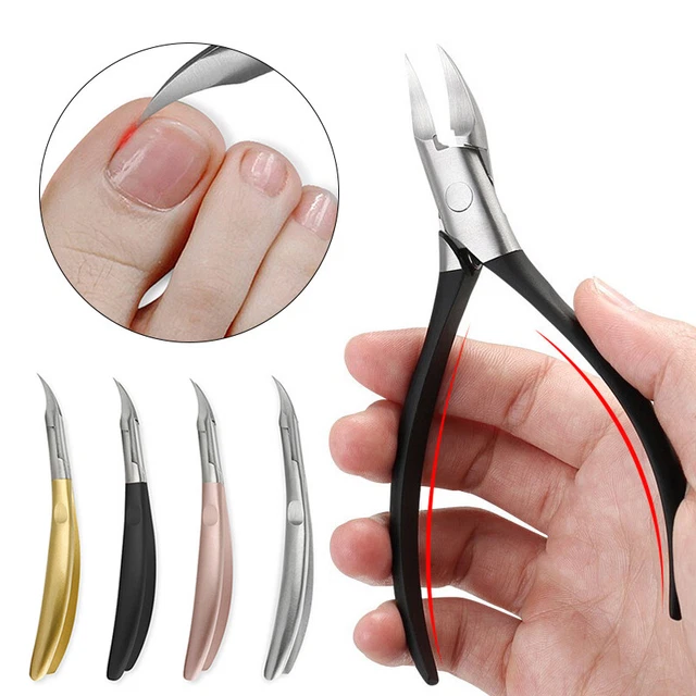 Kit De Soin Pour Ongles Incarnés – 7 Outils En Acier Inoxydable – Manche Anti-dérapant
