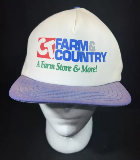Central Tractor  CT Farm & Family Trucker Snapback Cap Hat USA MADE Stylemaster
