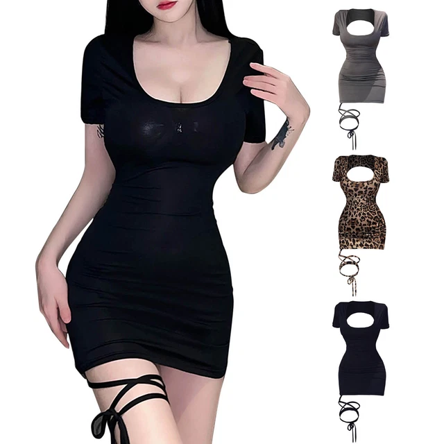 Lingerie sexy motivo leopardo sexy hot passion nightclub cosplay puro desiderio