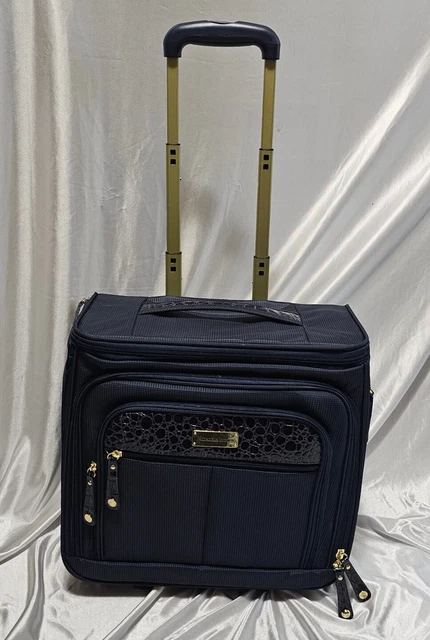 Samantha Brown Underseater Expandable 14" or 22" Carry-On Bag Cobalt Navy New!! 2