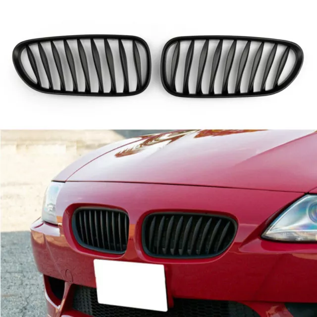 Front Bumper Sport Kidney Grille Parrilla de calandre Pour BMW Z4 E85/E86 08 MNe