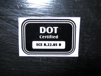 ECE DOT Casco Sticker Spedizione Gratuita Biltwell Davida Bell ecc. 