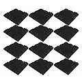 12Pcs Sound Panels Wedges Wall Noise Absorption Isolierung Sponge Board Kit GOD