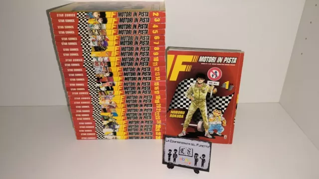 F Motori In Pista Serie Completa 1/28 Star Comics Manga - In Condizioni Ottime