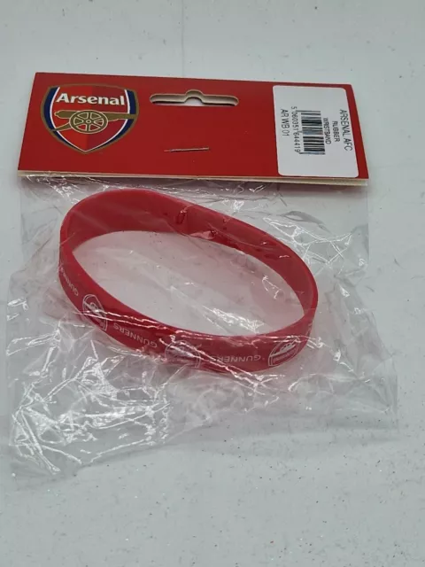 Arsenal Football Club Official Crest Silicone Wristband