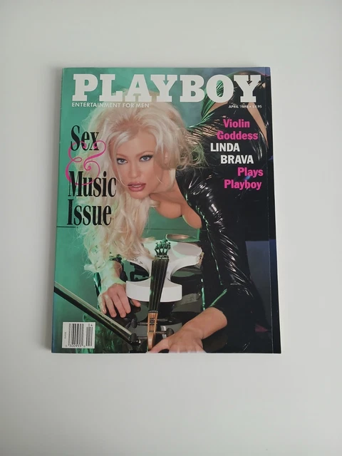 PLAYBOY MAGAZINE APRIL 1998 LINDA BARAVA W/CENTREFOLD Vintage Mens Book