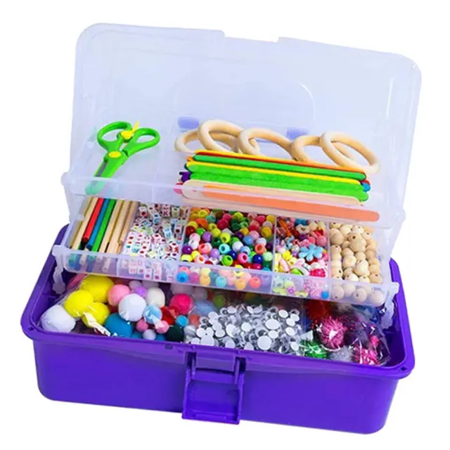 Kit d'artisanat de cure-pipes colorés pour enfants, bâtons en