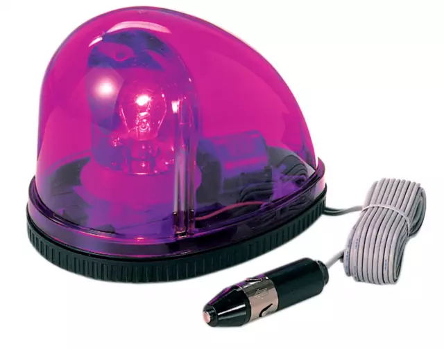 Patlite Streamlined Rotating Light KW-12 DC12V Purple With Tracking Number