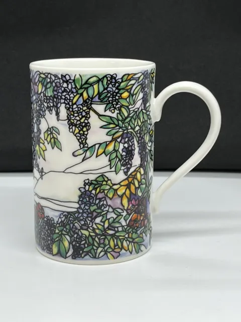 Dunoon Stoneware Mug Tiffany Stained Glass by Helen Sandiford Floral Scotland