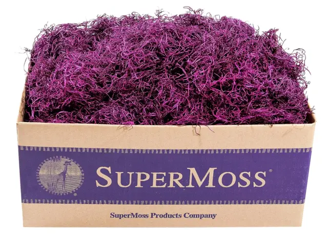 (27013) Spanish Moss Preserved, Violet, 3Lbs