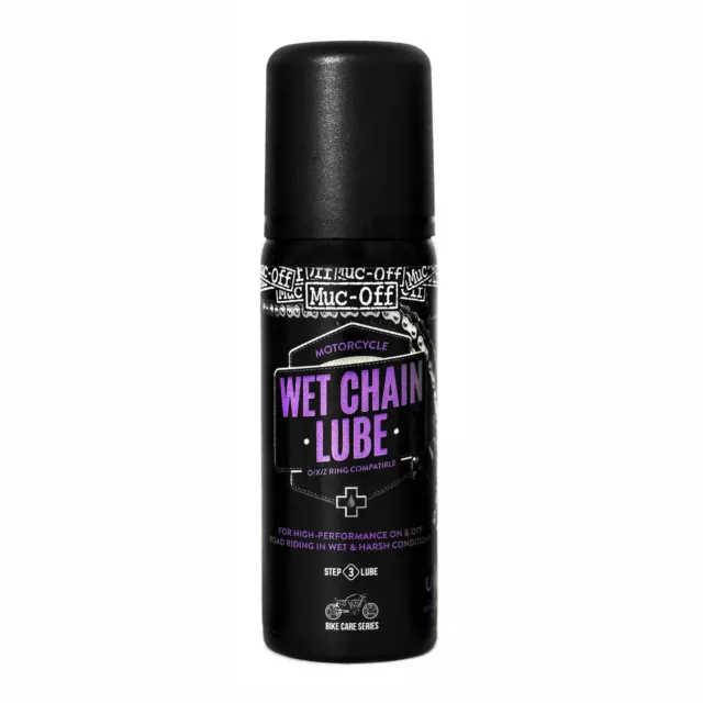 Muc-Off Extream Motorcycle Motorbike Wet Chain Lube - Handy 50ml Travel Tin M639