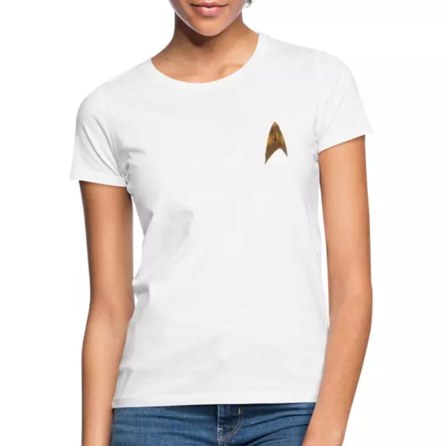 Star Trek Delta Abzeichen Uniform Goldmuster Frauen T-Shirt