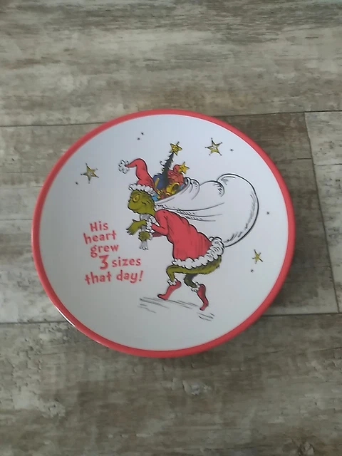 Pottery Barn Grinch Plate Charger Cindy Lou Who MAX CHRISTMAS HOLIDAY Dr Seuss