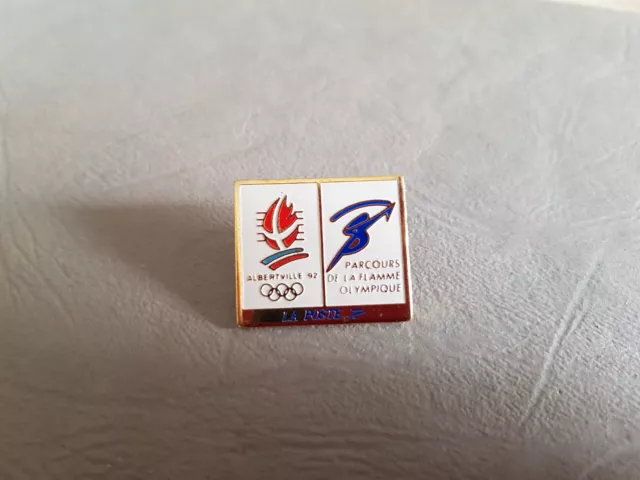 Pin's SPORT - JO - Jeux Olympiques - Albertville parcours de la flamme olympique