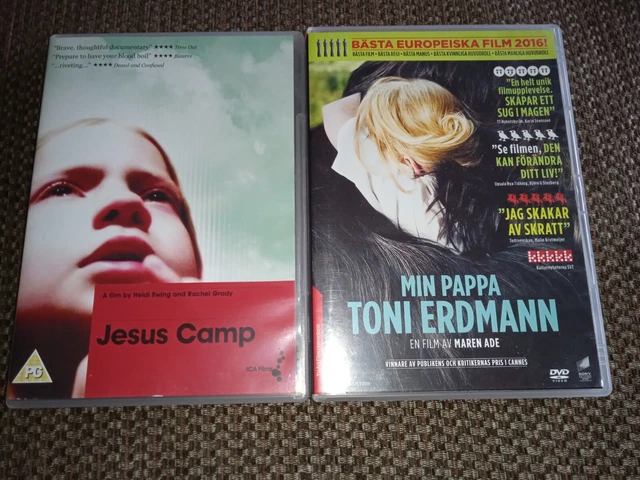 jesus camp/toni erdmann min pappa dvds very good condition