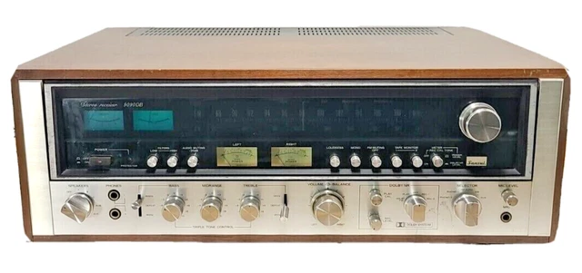 Sansui Stereo Receiver 9090DB Protect LED Lit Sansui Stereo Receiver 9090DB Protect LED Lit