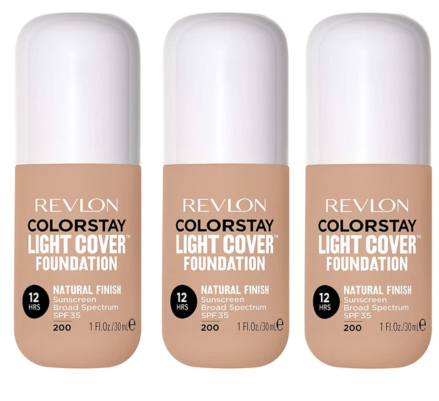 REVLON COLORSTAY LIGHT Cover Foundation, Natural Finish, SPF 30, Nude