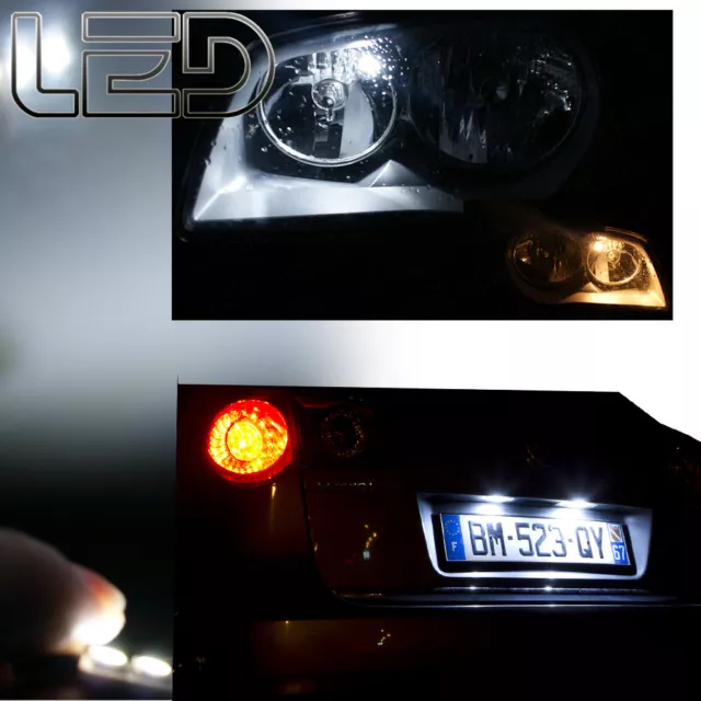 PACK 4 AMPOULES LED Plaque immatriculation Veilleuses pour BMW E46 320 330  325 EUR 12,99 - PicClick FR