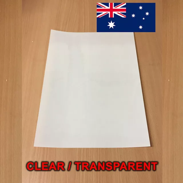 A4 Clear Transparent Glossy Self Adhesive Sticker Printer Paper Label Laser