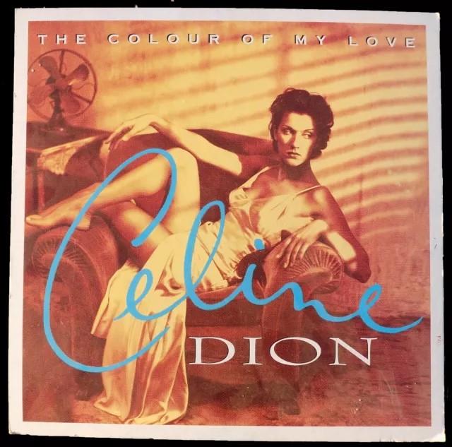 CELINE DION Display The Colour Of My Love 93 UK PROMO ONLY 46 X 46 cm XL Standee