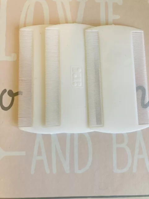 Double Sided Nit Comb Head Lice removal comb for Kids & Pets 9