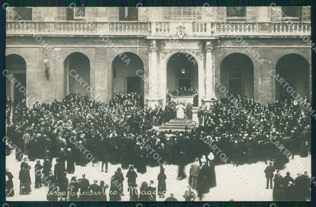 Vaticano Papa Pio XI Congresso Eucaristico Foto cartolina QT5165