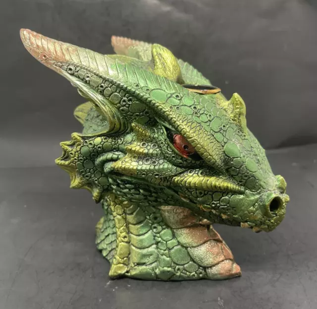 Mythological Green Dragonhead Backflow Cone Burner