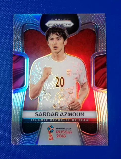 Panini Prizm Soccer World Cup 2018 Sardar Azmoun Iran #115 Silver Prizm