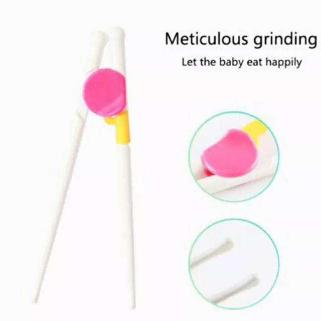 1 paio di bacchette per sushi neonati bambini bastoncini per cibo facile da usare divertente treno di apprendimento Sn