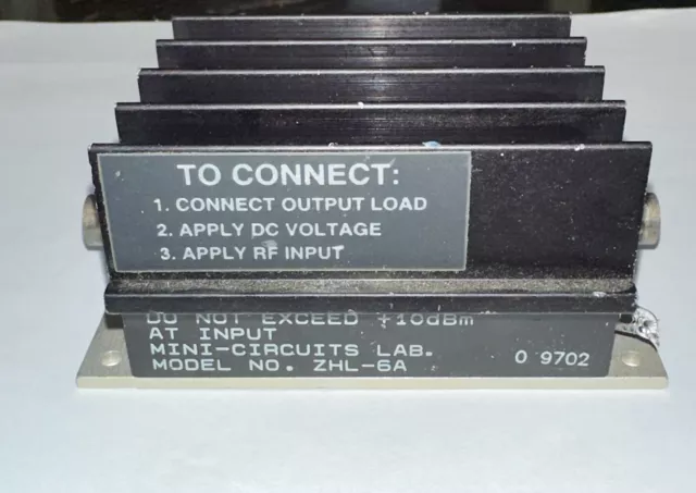 Mini-Circuits ZHL-6A 500MHz Amplifier 25dB
