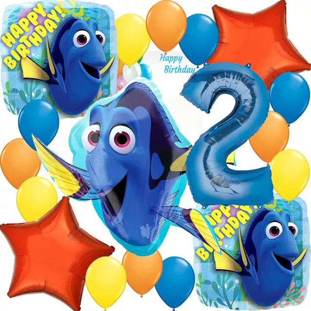 Finding Dory Party Supplies Character Balloon Decoration Bouquet 2nd Birthday