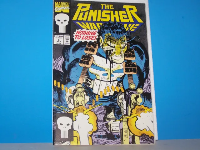 MARVEL COMICS THE PUNISHER War Zone Nothing To Lose!  # 5 July 1992