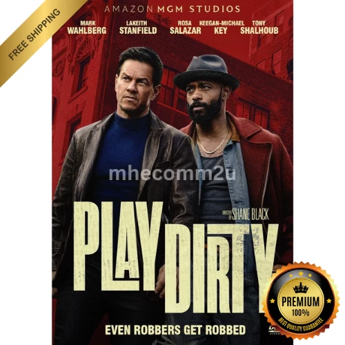 PLAY DIRTY 2025 Action Movie DVD Full HD Audio English All Region