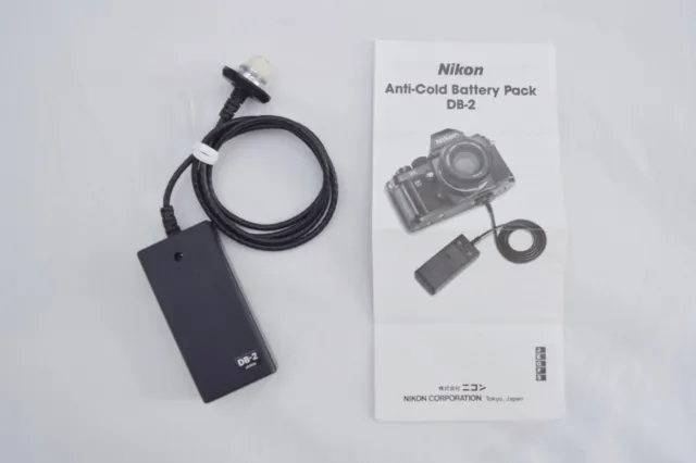 [COMO NUEVO] Paquete de baterías para clima frío Nikon DB-2 para FM3A F3 FA FE2 FM2 FE