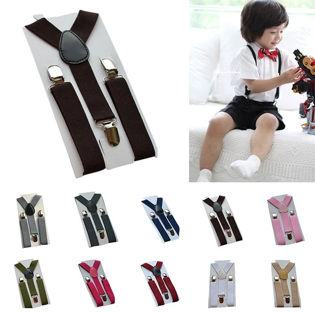 Bretelle bambina nylon Stark Strap stretch forma YForm 11 colori clip